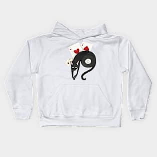 Black Cat Luck Kids Hoodie